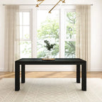 Table de salle à manger rectangulaire moderne de 72 po