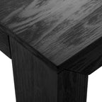 Table de salle à manger rectangulaire moderne de 72 po
