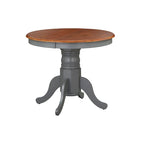 Table de salle à manger de ferme en bois massif avec rallonge