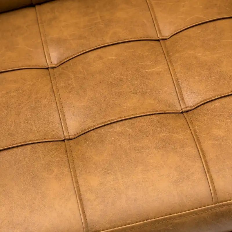 Chaise de bureau moderne en cuir vegan réglable en hauteur