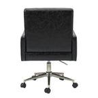 Chaise de bureau moderne en cuir vegan réglable en hauteur