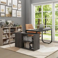 Bureau de direction en L avec 3 tiroirs pour la maison et le bureau