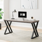 Bureau d'ordinateur robuste de 55 pouces, bureau de travail