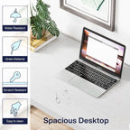 Bureau d'ordinateur robuste de 55 pouces, bureau de travail