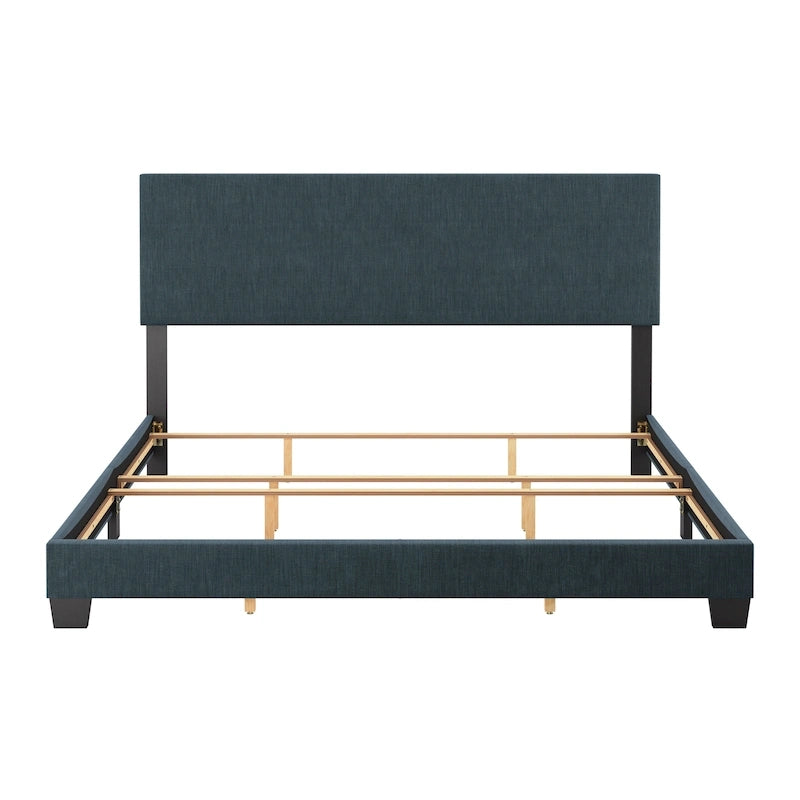 Lit King moderne Nova, sommier tapissier requis