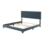 Lit King moderne Nova, sommier tapissier requis