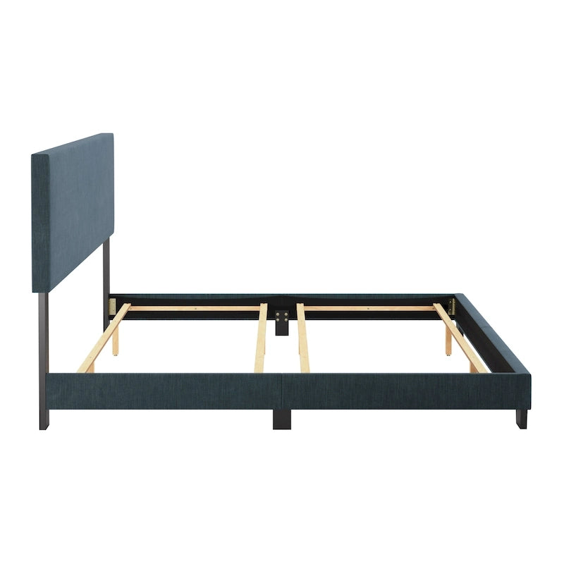 Lit King moderne Nova, sommier tapissier requis