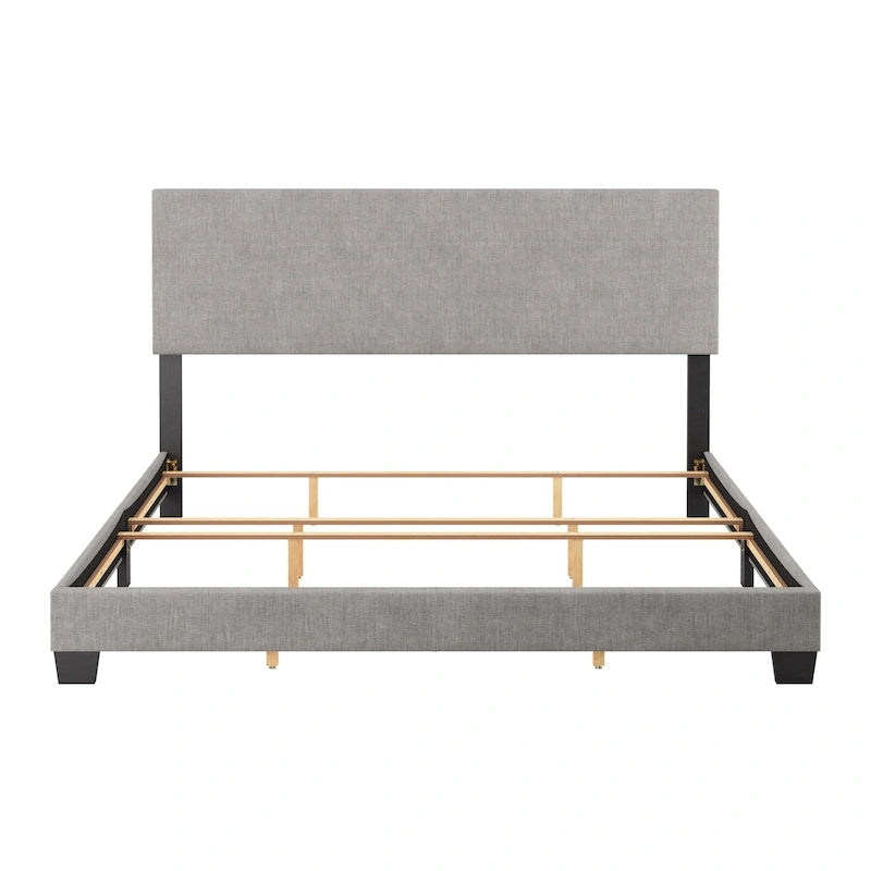 Lit King moderne Nova, sommier tapissier requis