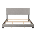 Lit King moderne Nova, sommier tapissier requis