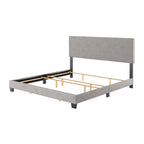 Lit King moderne Nova, sommier tapissier requis