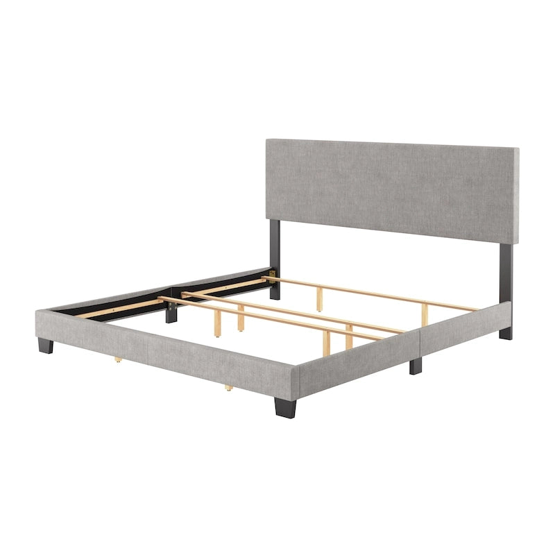 Lit King moderne Nova, sommier tapissier requis