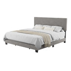 Lit King moderne Nova, sommier tapissier requis