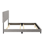 Lit King moderne Nova, sommier tapissier requis