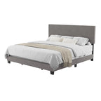 Lit King moderne Nova, sommier tapissier requis