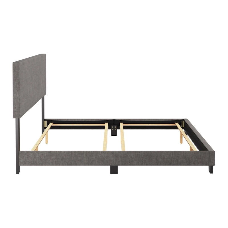 Lit King moderne Nova, sommier tapissier requis