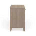 Table de chevet gris cendré transitionnel