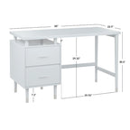 Bureau scandinave 2 tiroirs Margo Simple Living