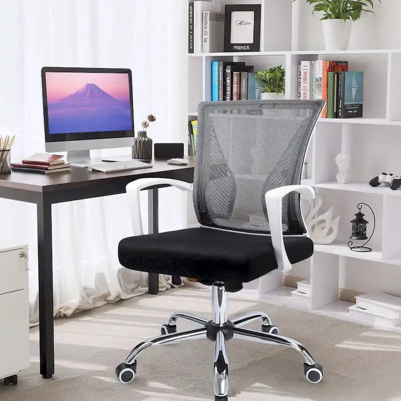 Chaise de bureau Homall Chaise en maille Chaise de bureau ergonomique avec support lombaire