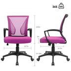 Chaise de bureau Homall Chaise en maille Chaise de bureau ergonomique avec support lombaire