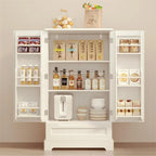 Meuble de rangement de cuisine, armoire de rangement de salle de bain autoportante avec 2 portes et tiroirs