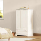 Meuble de rangement de cuisine, armoire de rangement de salle de bain autoportante avec 2 portes et tiroirs
