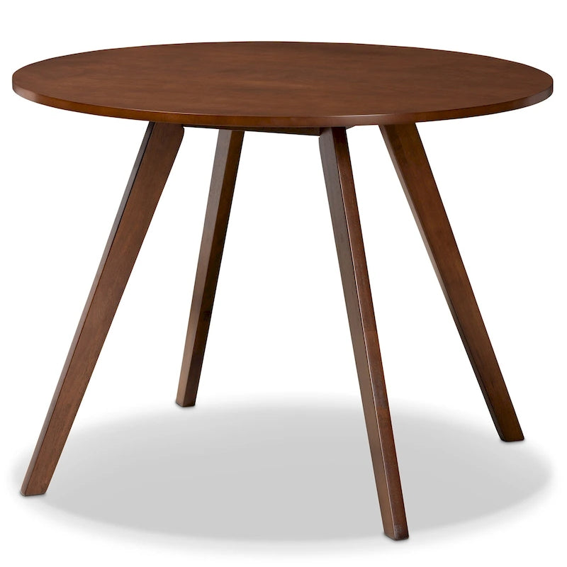 Table et chaises de salle à manger transitionnelles de style milieu du siècle