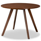 Table et chaises de salle à manger transitionnelles de style milieu du siècle