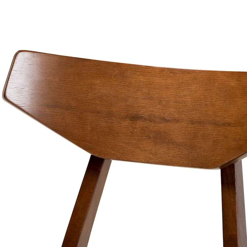 Table et chaises de salle à manger transitionnelles de style milieu du siècle