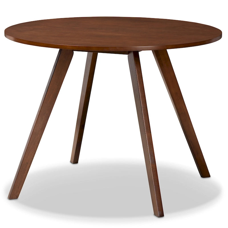 Table et chaises de salle à manger transitionnelles de style milieu du siècle