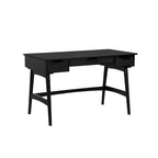 Bureau Lamine en rotin de style Mid-Century