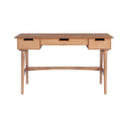 Bureau Lamine en rotin de style Mid-Century