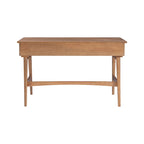 Bureau Lamine en rotin de style Mid-Century