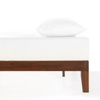 Cadre de lit plateforme classique en bois massif