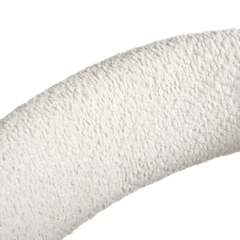 Chaise de salle à manger en bouclette de bois du milieu du siècle