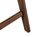 Chaise de salle à manger en bouclette de bois du milieu du siècle