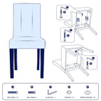 Chaise de salle à manger Parsons rembourrée en similicuir