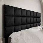 CraftPorch Square Stitching Velvet Upholstered Headboard