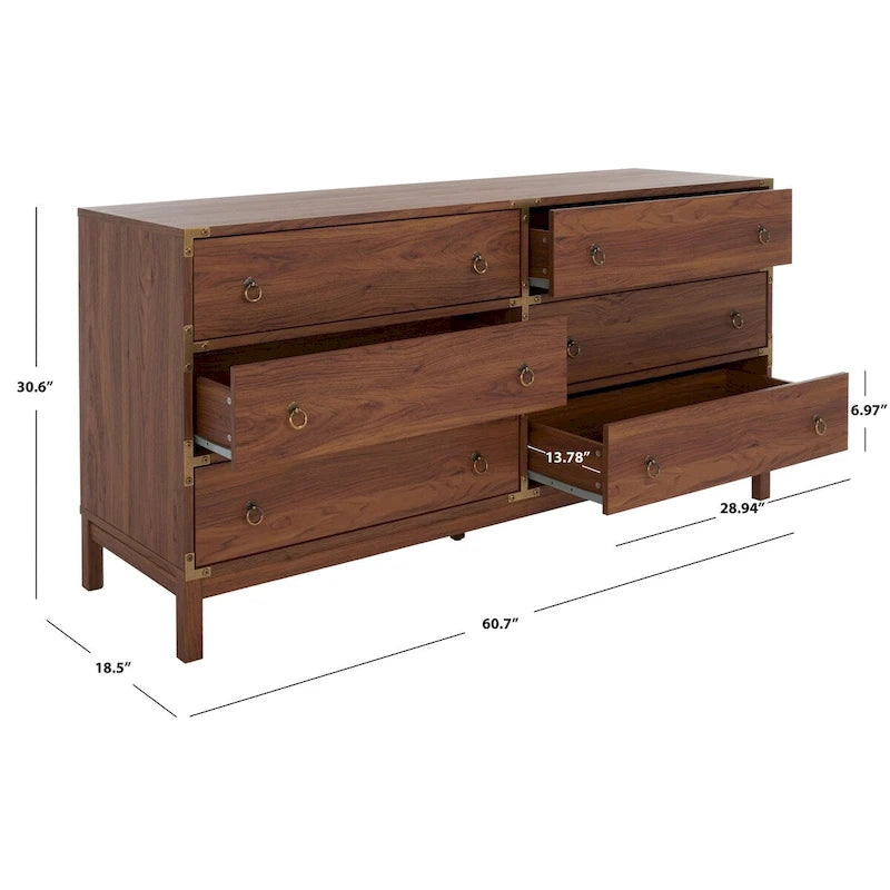 Commode à 6 tiroirs